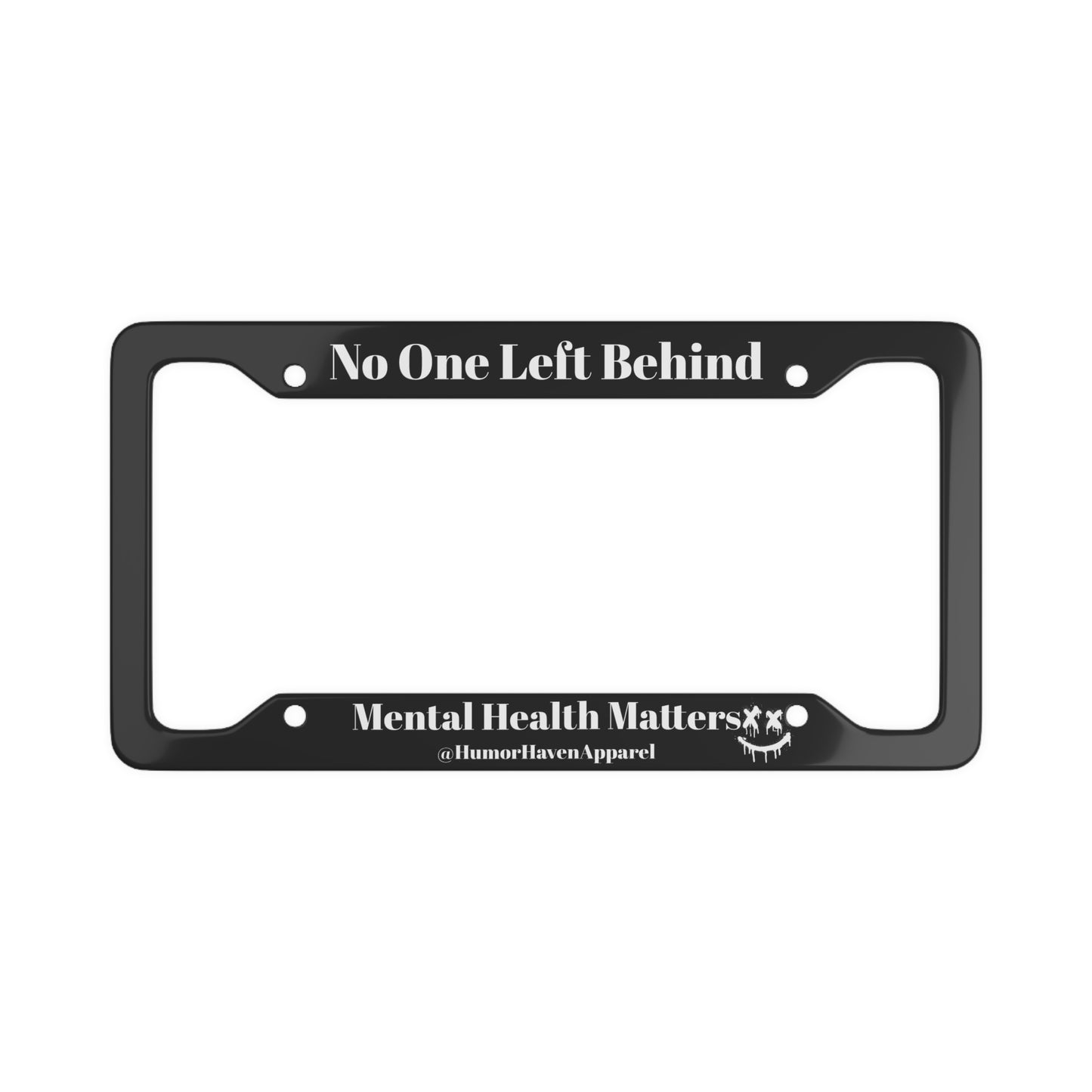 License Plate Frame "No One Left Behind"